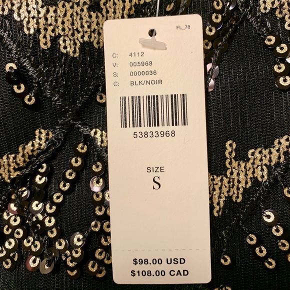 NWT Porridge by Anthropologie sequin tank size S - Picture 5 of 6